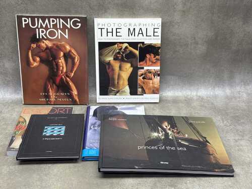 Six adult erotica art books, including Princes of the Sea