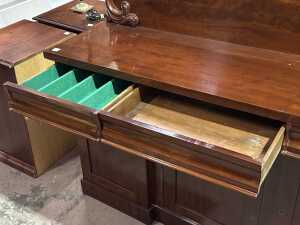 Antique mahogany chiffonier - 2
