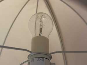 Italian Capodimonte ceramic lamp - 5
