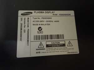 Samsung PS59D6900 59-inch plasma television - 3