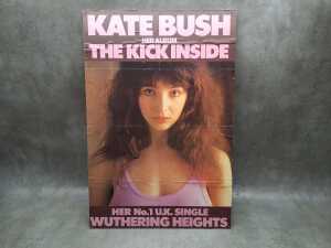 Kate Bush's 'The Kick Inside' album poster mounted on masonite