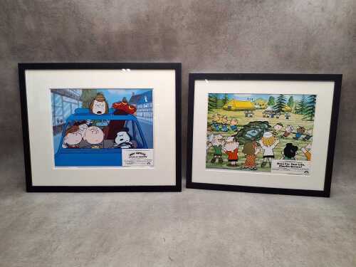 Two Charlie Brown authorised prints on paper
