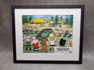 Two Charlie Brown authorised prints on paper - 3