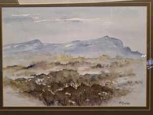 Val Potter, Misty Mountains, 1988. Watercolour painting on paper - 2