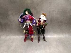 Christmas themed dolls and ornaments - 3
