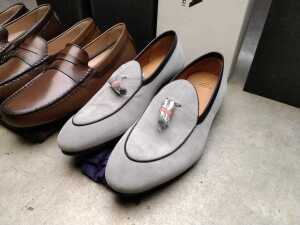 Four NEW pairs of Nappa Tori Australia leather men's shoes, size UK 10 - 3