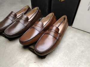 Four NEW pairs of Nappa Tori Australia leather men's shoes, size UK 10 - 4