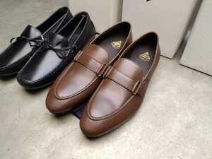 Four NEW pairs of Nappa Tori Australia leather men's shoes, size UK 8 and 9 - 4