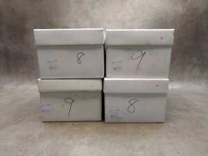 Four NEW pairs of Nappa Tori Australia leather men's shoes, size UK 8 and 9 - 6
