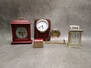 Assorted clocks including quartz and mechanical movements - 3
