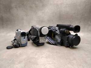Assorted video cameras and accessories - 4
