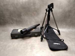 Minolta SLR film camera and Bushnell telescope - 3