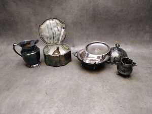 Silver plate and metalware including antique - 3
