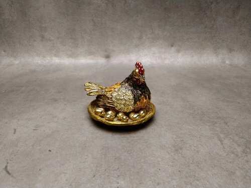 Novelty figural metal trinket boxes