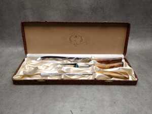 Mid-century Sheffield stainless steel cutlery set for six - 3