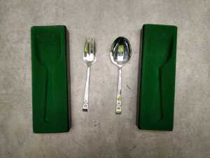 Community silver plated cutlery setting for eight - 4