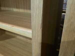 Pair of beech bookcases - 3