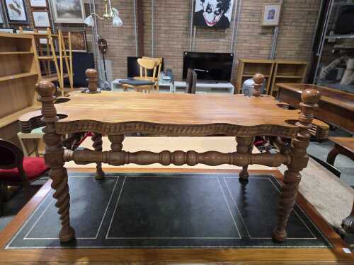 Arts and Crafts style library table