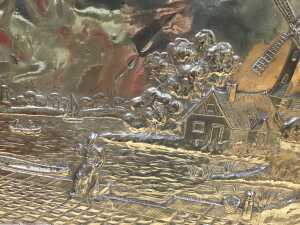 Brass firescreen - 3