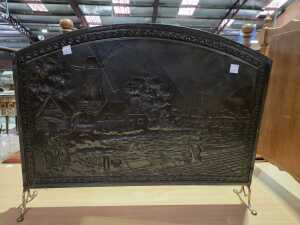 Brass firescreen - 4