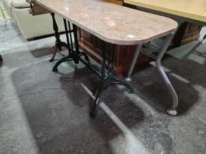 Marble top hall table - 3