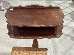 Sewing box and occasional table - 2