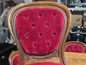 Nine-piece Victorian mahogany extension dining suite - 3