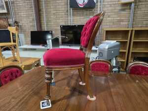 Nine-piece Victorian mahogany extension dining suite - 4