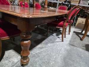 Nine-piece Victorian mahogany extension dining suite - 5