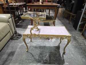 Baroque style telephone stand