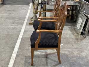 Pair of Edwardian-style armchairs - 2
