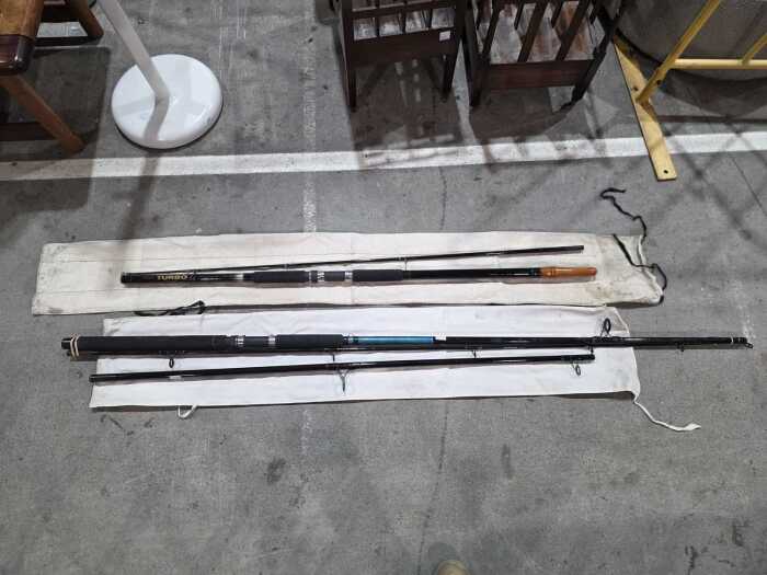 Two fishing rods, including Jarvis Walker