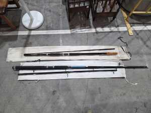 Two fishing rods, including Jarvis Walker
