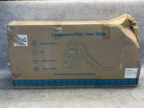 Children's Play Lion Slide