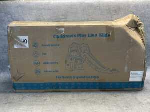 Children's Play Lion Slide
