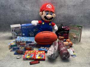 Group of kids toys