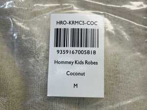 Hommey Kids robe size M & two hand towels - 4