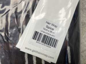 Two Hommey bath sheets & hair wrap - 4