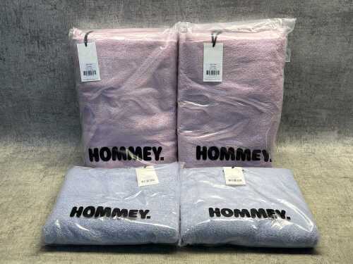 Two Hommey bath towels & two hand towels