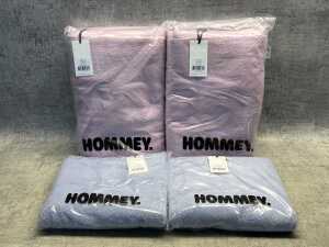 Two Hommey bath towels & two hand towels