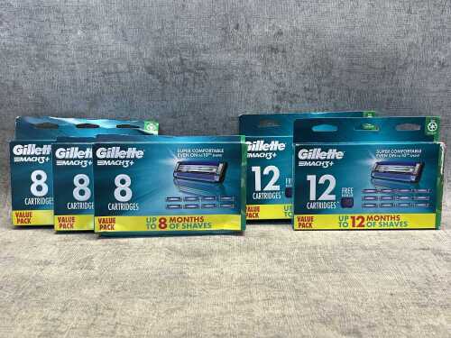 Group of Gillette products