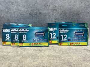 Group of Gillette products