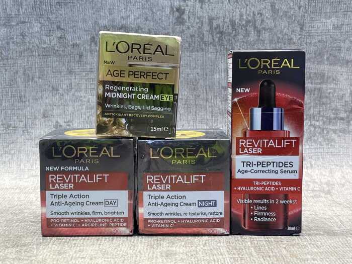 Group of L'Oreal products