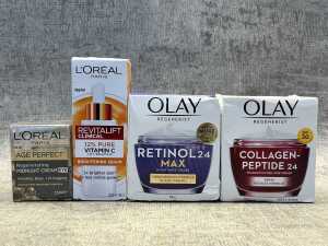 Group of Olay & L'Oreal products