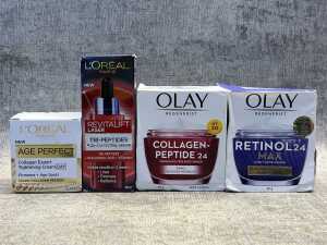 Group of Olay & L'Oreal products