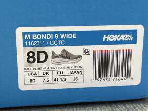 Hoka M Bondi 9 Wide size US 8 Men's - 5