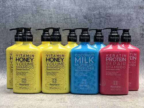 Group of Beamarry hair care products