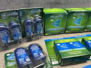 Group of Nicorette gum & lozenges - 2