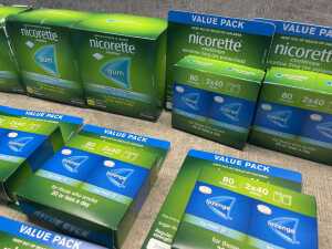 Group of Nicorette gum & lozenges - 3