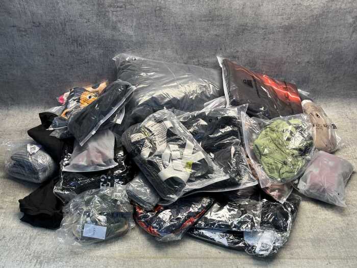 Group of assorted clothing & accessories